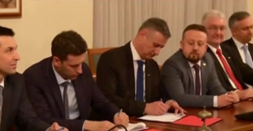MOST i HDZ potpisali ugovor o suradnji