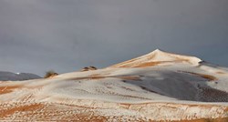 FOTO U Sahari pao snijeg drugi put u 37 godina, fotke ostavljaju bez daha