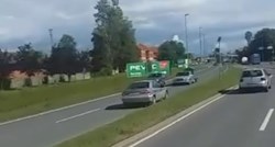 VIDEO Po karlovačkoj brzoj cesti jurio u suprotnom smjeru, za centimetre izbjegnuta tragedija