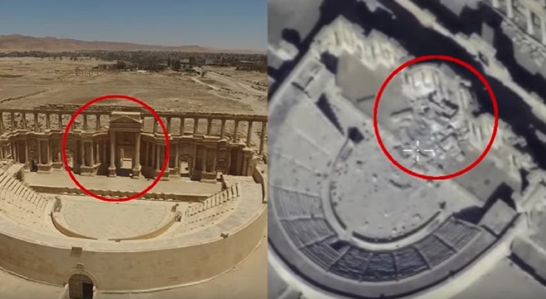 Ovaj video prikazuje novo zvjerstvo ISIS-a u Palmyri, rimsko kazalište kraj barbara nije imalo šanse