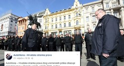 Proustaški A-HSP organizirao fašistički skup u centru Zagreba pa ga odgodio jer im je - bilo hladno