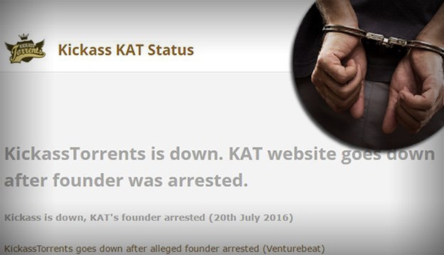 Uhićen vlasnik Kickass torrenta: "Ne očekujte da će se KAT vratiti"