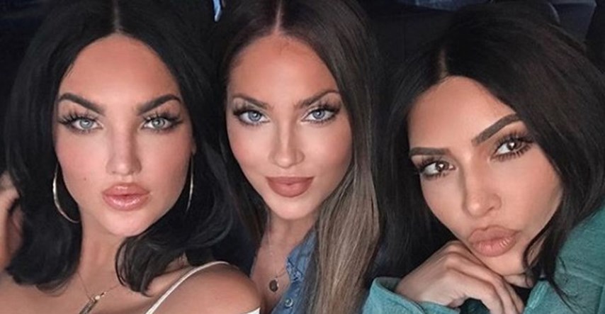 Kim Kardashian pozirala s dvije zgodne frendice, jedna stvar je očigledna na fotki