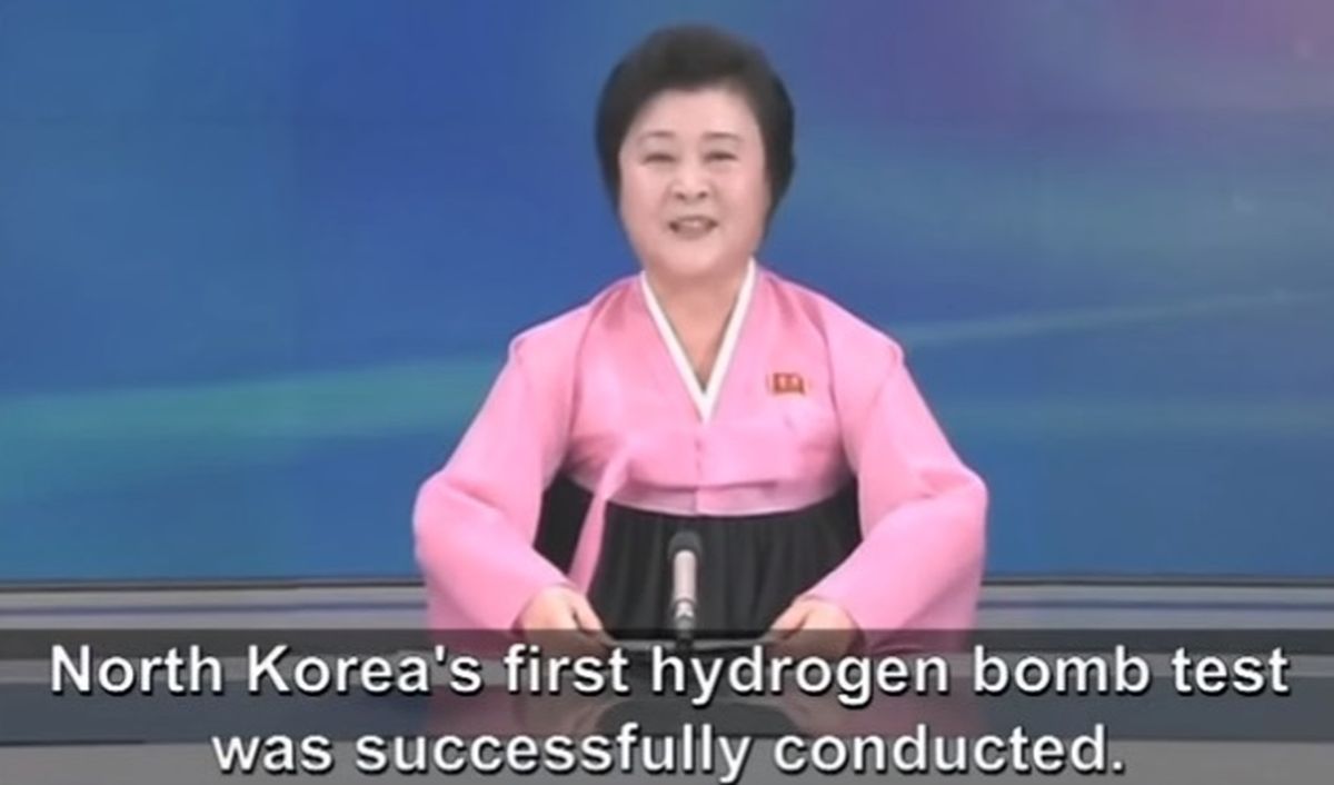 "Glas mržnje": Najpoznatija žena u Sjevernoj Koreji vijesti o nuklearnim pokusima čita s osmijehom