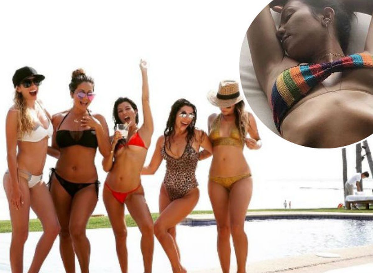 FOTO Kardashianka na odmoru povraćala i skakala gola pa zabrinula fanove: "Provjeri lijevu dojku"
