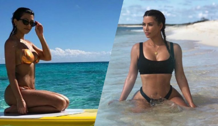 Sestre Kardashian natječu se koja je više seksi u badiću, jedno im je zajedničko na fotkama