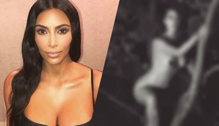 Kim Kardashian pozirala potpuno gola na stablu
