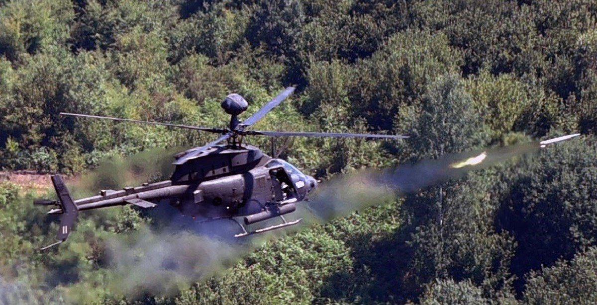 FOTO Hrvatski borbeni helikopteri Kiowe izveli bojna gađanja, pogledajte kako to izgleda