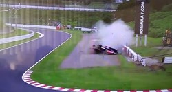 Teška nesreća obilježila kvalifikacije u Japanu: Ruski vozač Red Bulla se zabio u zaštitnu ogradu