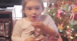 VIDEO Ova djevojčica se nije nadala ovakvom poklonu za Božić