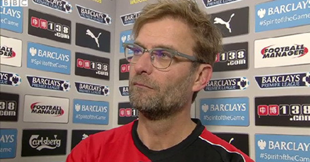 Klopp: Igrali smo dobro, ali nismo pobijedili