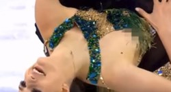 VIDEO Francuskoj klizačici ispale grudi tijekom nastupa za zlato: "Ostvarila mi se najgora noćna mora"