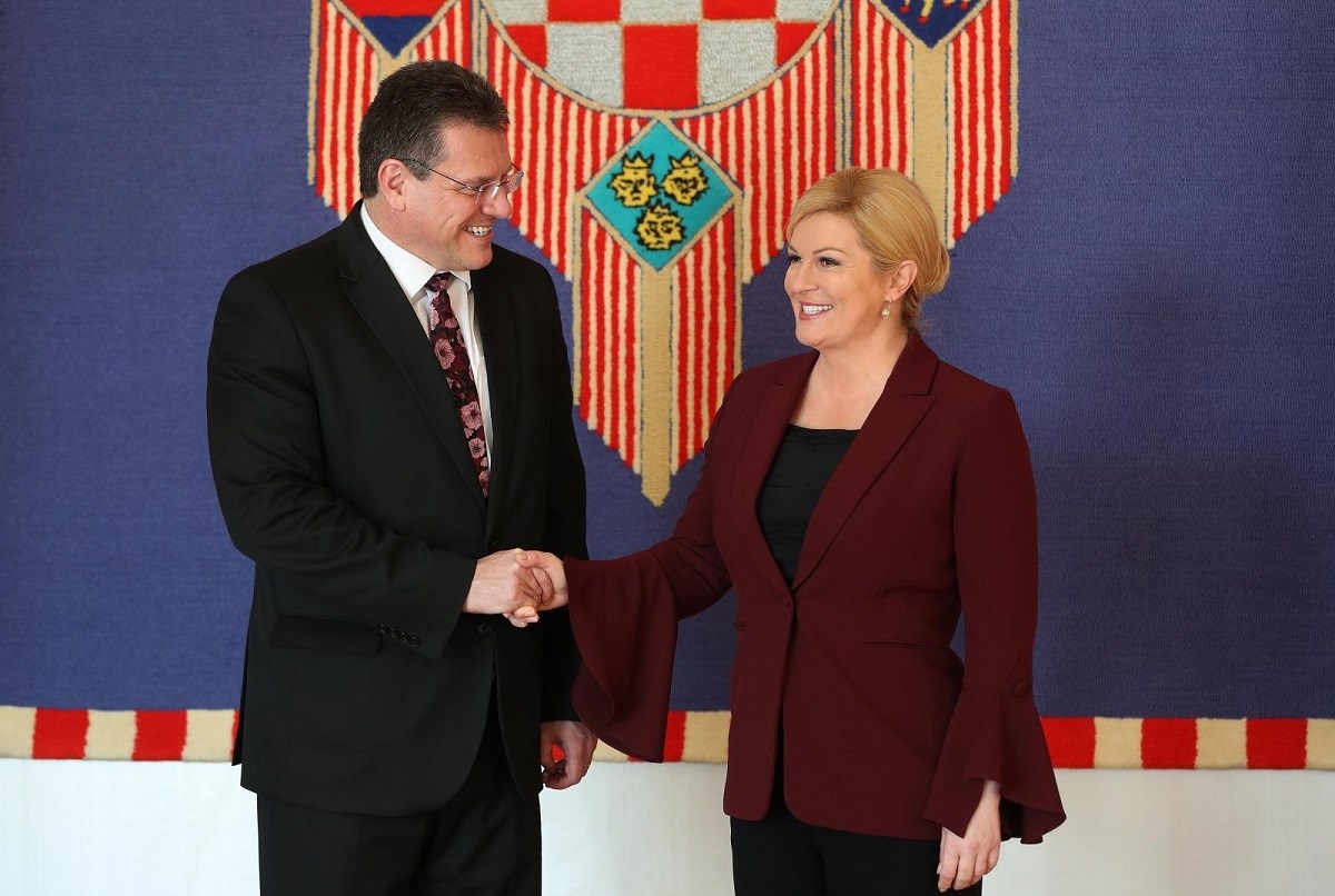 Kolinda primila potpredsjednika Europske komisije, razgovarali o Inicijativi triju mora