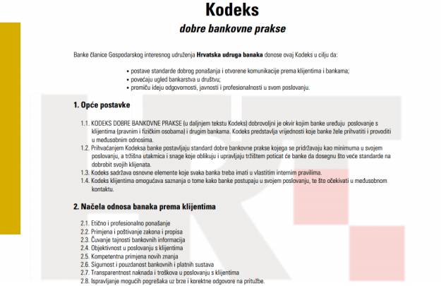 HRT: "Bankarski kodeks" je potencijalna prekretnica u sporu Udruge Franak i banaka