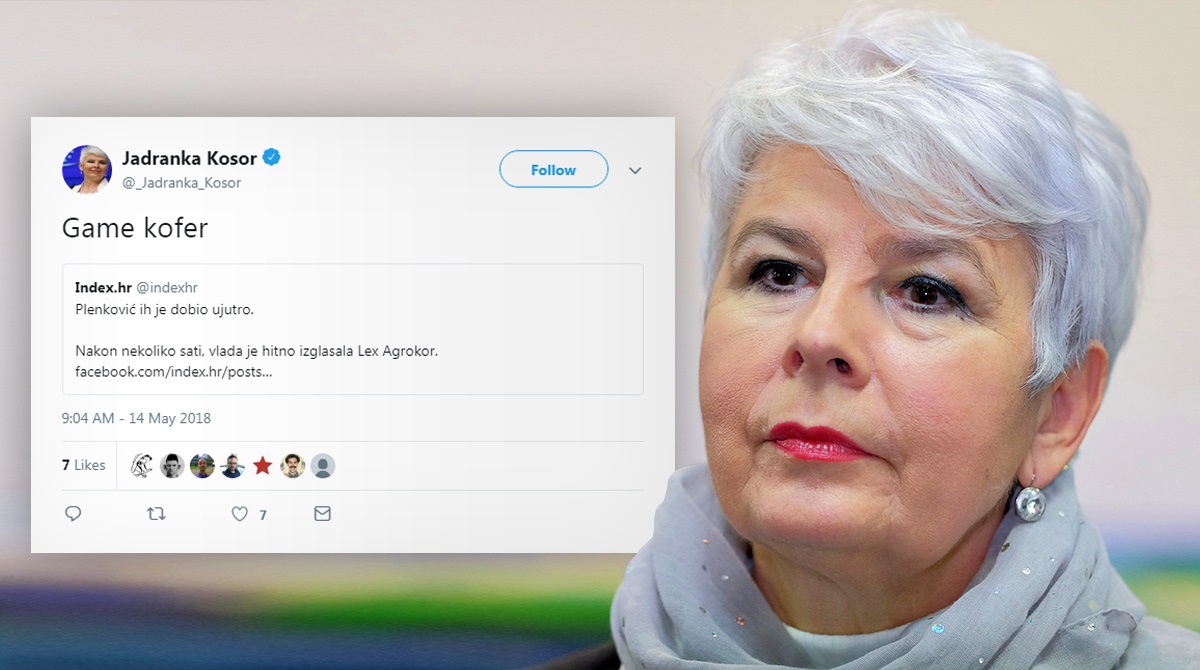 Jadranka Kosor u dvije riječi komentirala objavu novih mailova