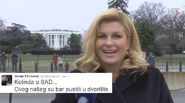 FOTO I Srbi sprdaju Kolindu za javljanje ispred Bijele kuće: "Ovog našeg su bar pustili u dvorište"