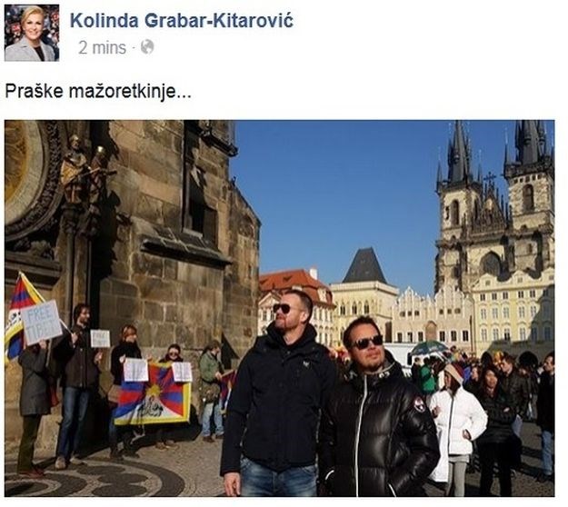 Osvanula čudna objava na Facebooku Kolinde Grabar Kitarović