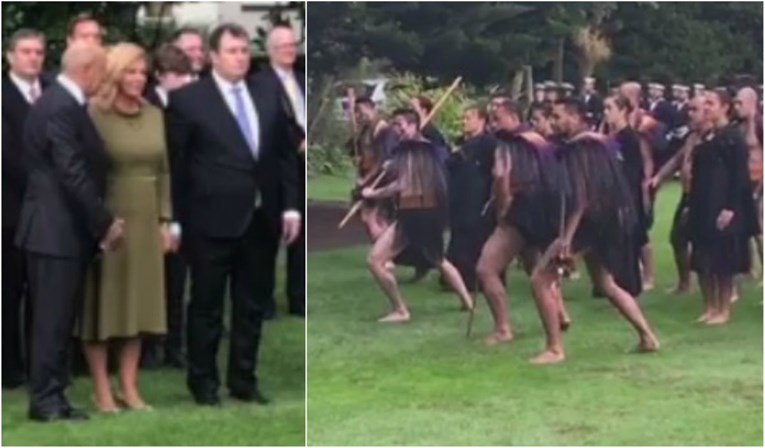 VIDEO Ples, uzvici i pozdrav nosovima: Pogledajte kako su Kolindu dočekali na Novom Zelandu