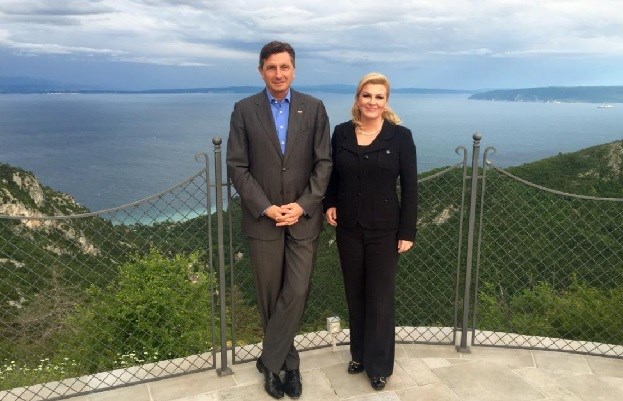 Kolinda i Pahor večerali na Kvarneru