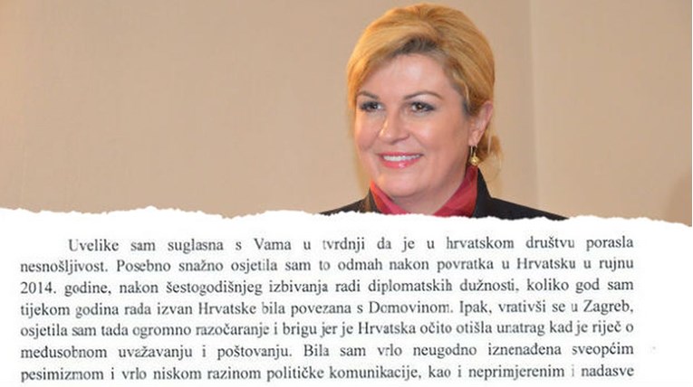 Prije točno dvije godine Kolinda je Pupovcu pisala da su si Srbi sami krivi za val mržnje jer - provociraju