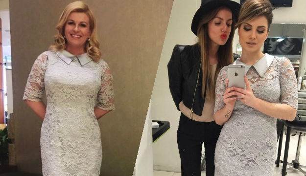 FOTO Modne blizanke: Stoji li uska čipkasta haljina bolje Kolindi ili Eciji?
