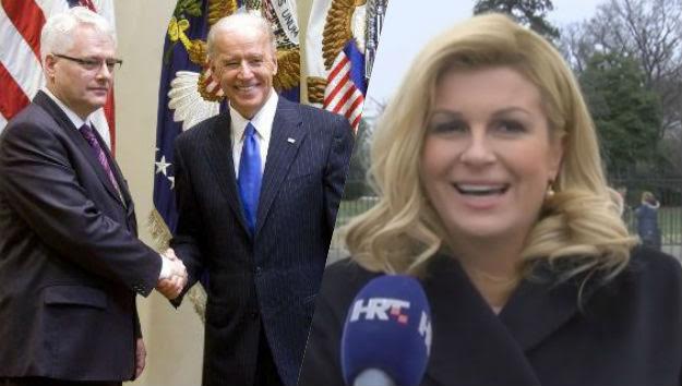 HDZ se 2014. zgražao jer je Josipovića primio samo potpredsjednik SAD-a, a gle njihove Kolinde danas