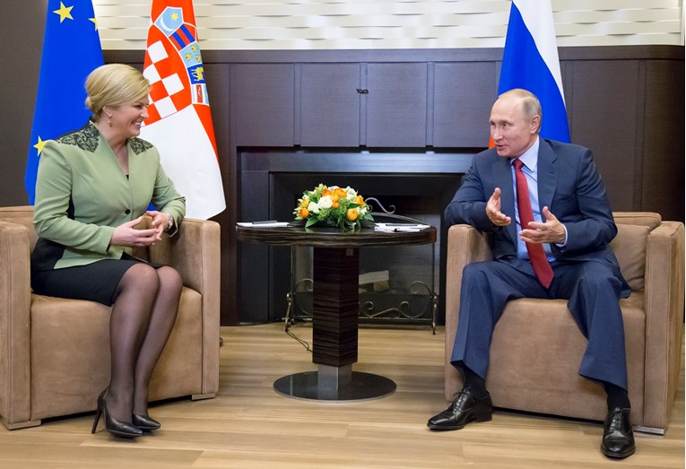 Predsjednica pozvala Putina u Hrvatsku, predstavila mu Inicijativu tri mora
