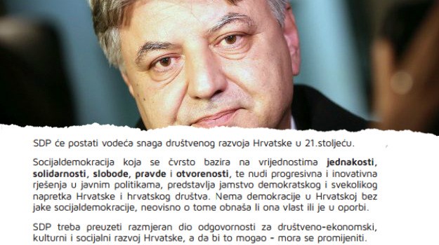 Komadina objavio svoj program za izbore u SDP-u i stao u obranu Rajka Ostojića