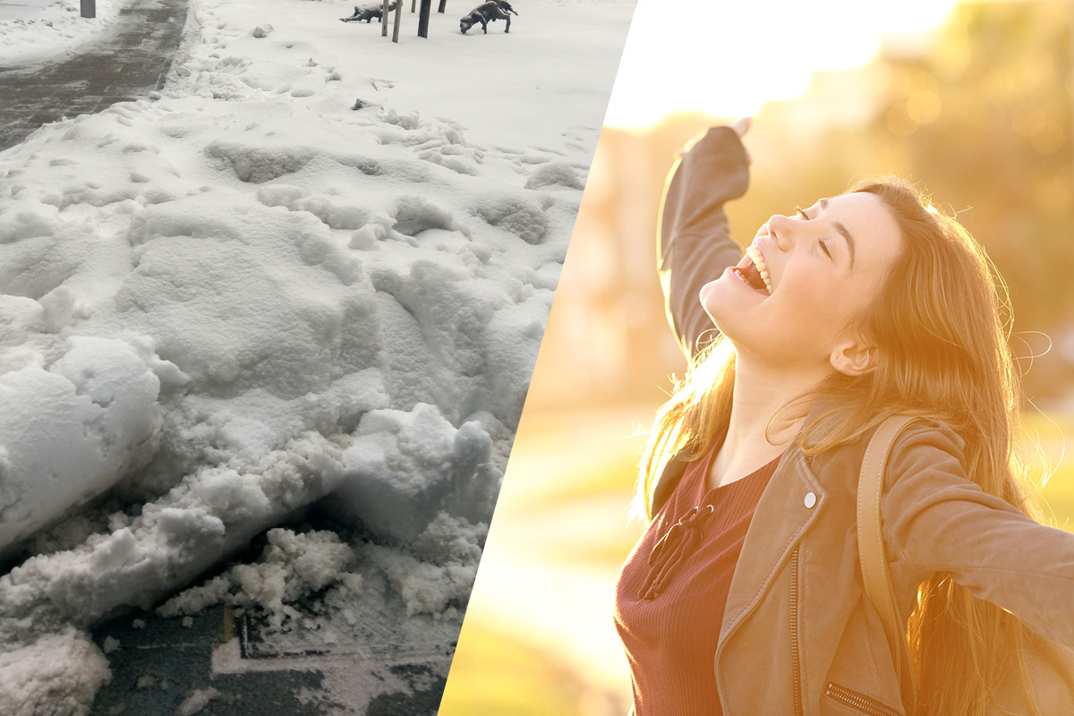 Danas snijeg, za vikend temperature idu do 20 stupnjeva