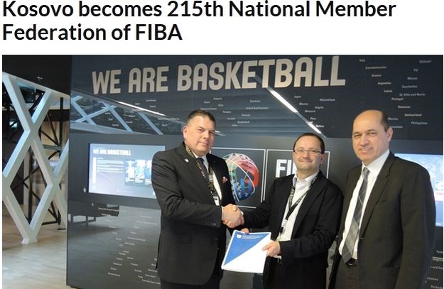 FIBA priznala Kosovo, Srbi traže izbjegavanje međusobnih utakmica