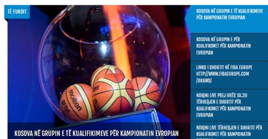 Kosovo prvi put u kvalifikacijama za košarkaško EP