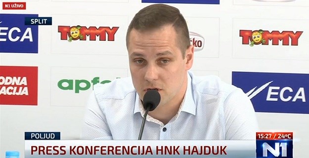 Predsjednik Hajduka ne zna kako je u javnost isplivalo baš ime Nenada Bjelice