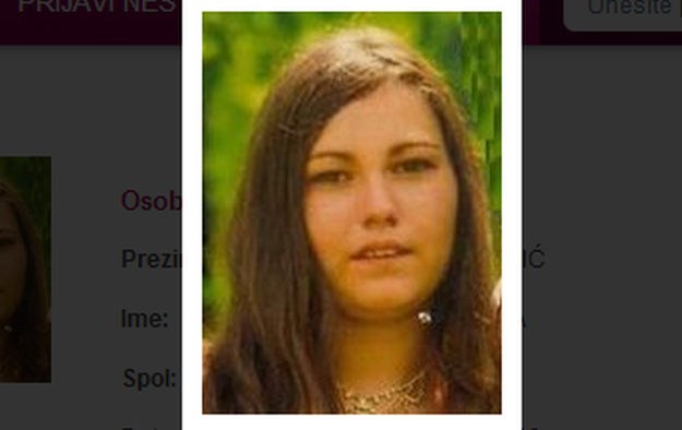 Nestala 15-godišnja Kristina: Zadnji put viđena s nepoznatim muškarcem u crvenom Opelu