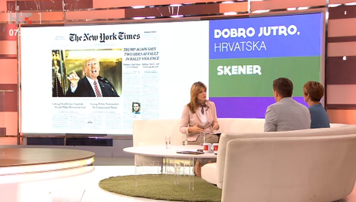 Karolina Vidović Krišto na HTV-u branila Trumpa i pitala se kako State Department sastavlja izvješće o Hrvatskoj