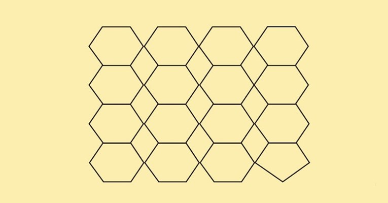 Zaboravite trokute i kvadrate, šesterokuti na ovoj slici pravi su izazov, možete li do rješenja?