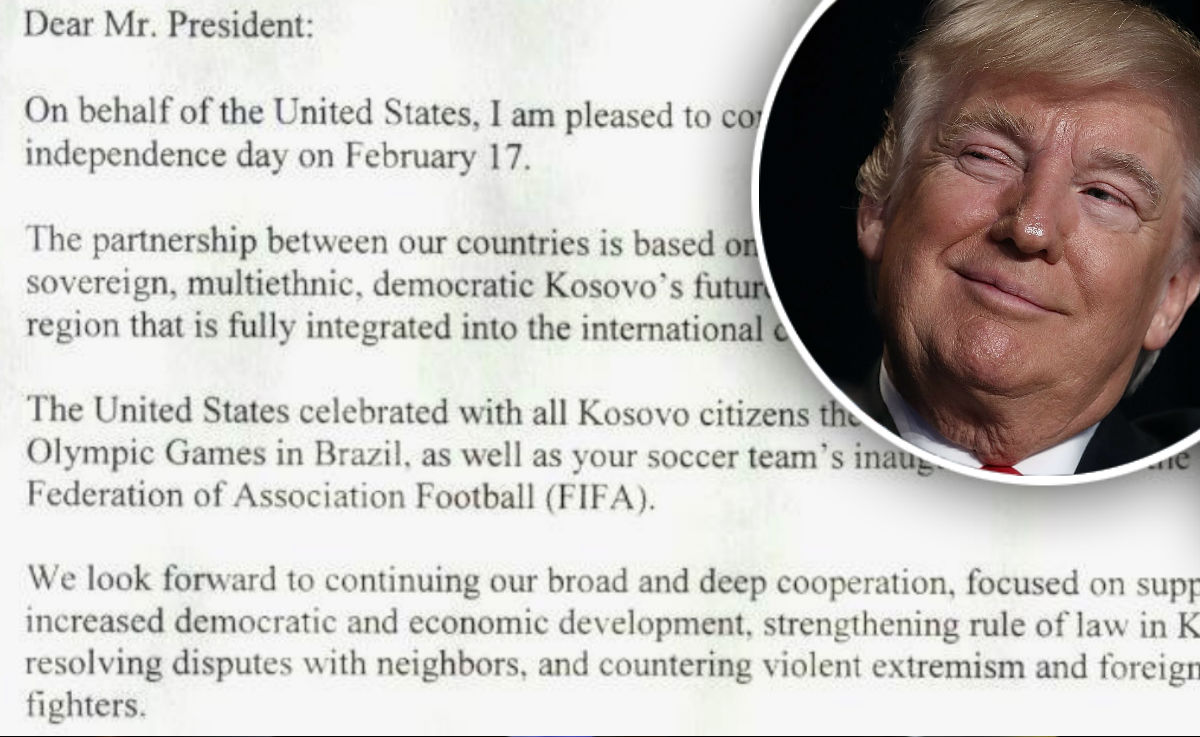 PLJUSKA BEOGRADU Trump čestitao Kosovu Dan nezavisnosti, Hashim Thaci likuje na Fejsu
