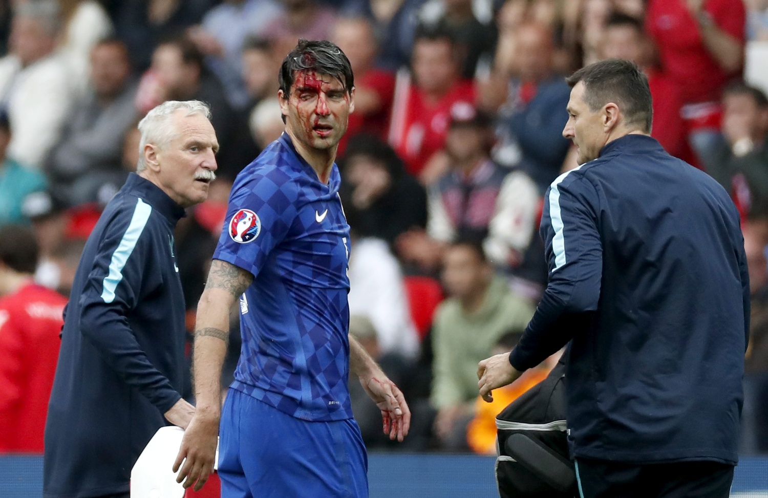 FOTO Pogledajte kako je Ćorluka krvario za Hrvatsku