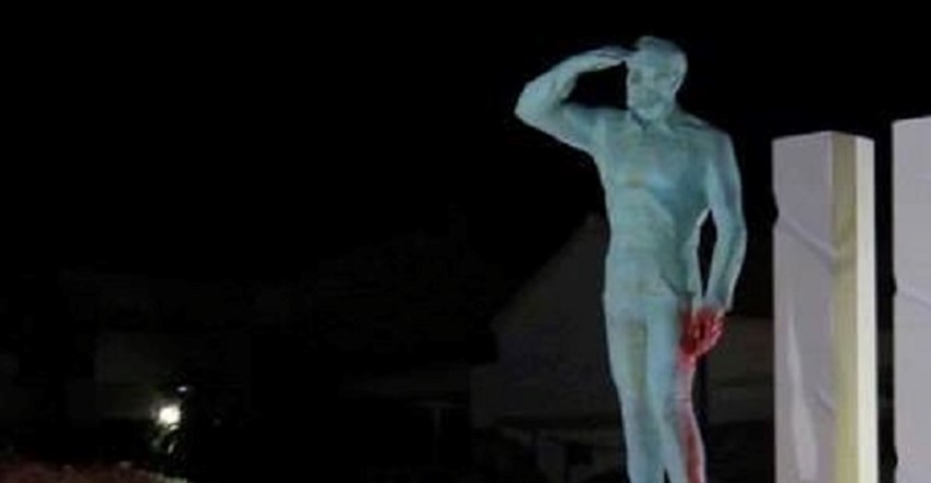 Bujanec im je uzor: Pravaši objavili tjeralicu za studentom zbog bojanja Barešićeva spomenika