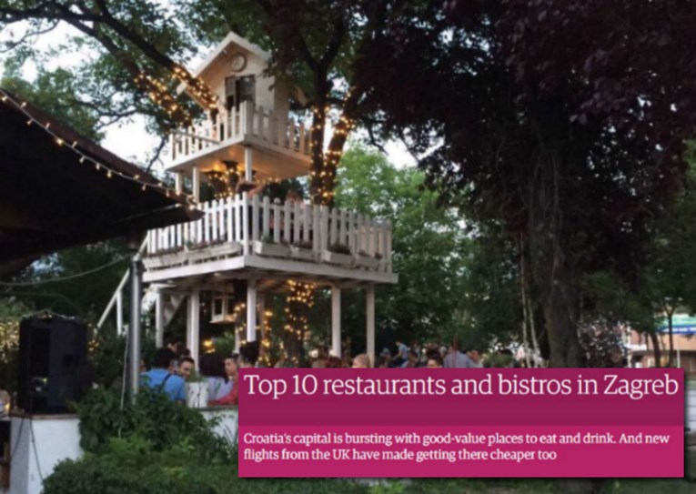 The Guardian odabrao najbolja mjesta u Zagrebu za uživanje u hrani i piću
