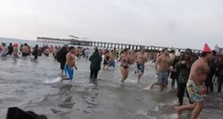 Kupanje na -5: 2500 najhrabrijih odlučilo se na skok u ledeno more