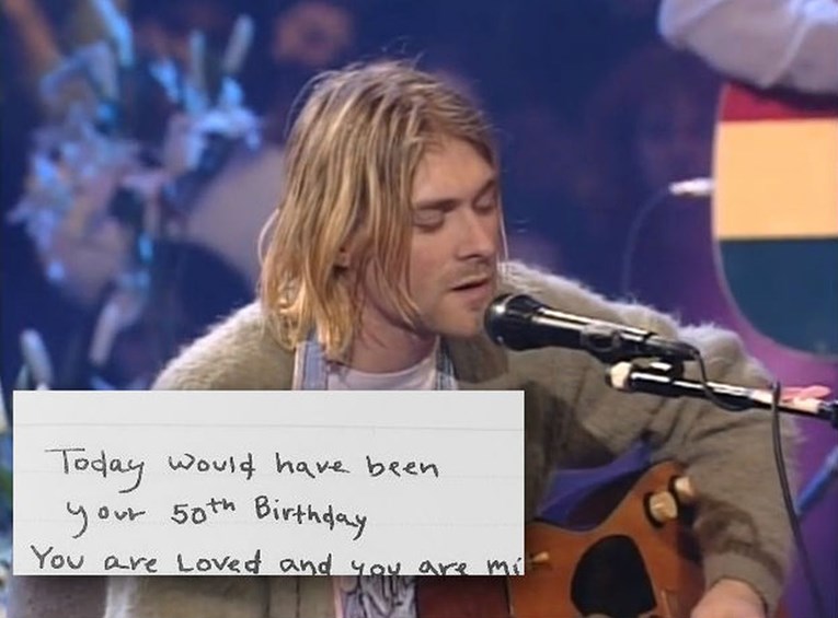 Kurt Cobain danas bi slavio 50. rođendan, pogledajte tužnu rođendansku čestitku njegove kćeri
