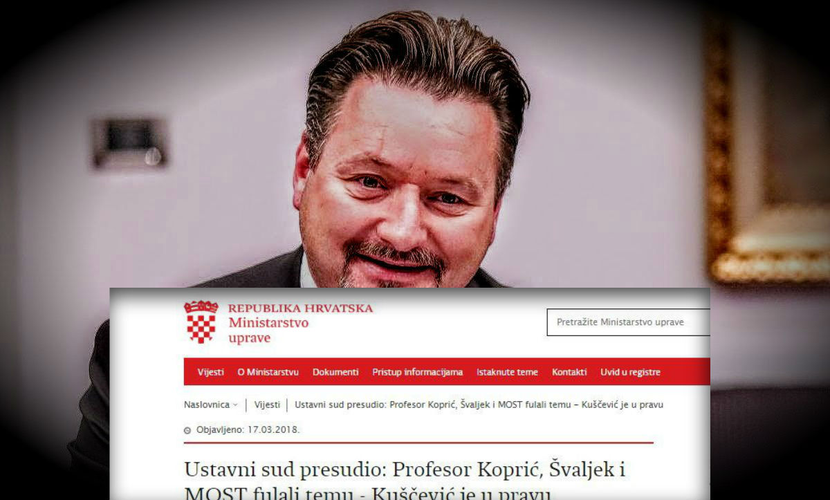 Kuščević od stranice ministarstva napravio lakrdiju, koristi je za osobne obračune sa stručnjacima