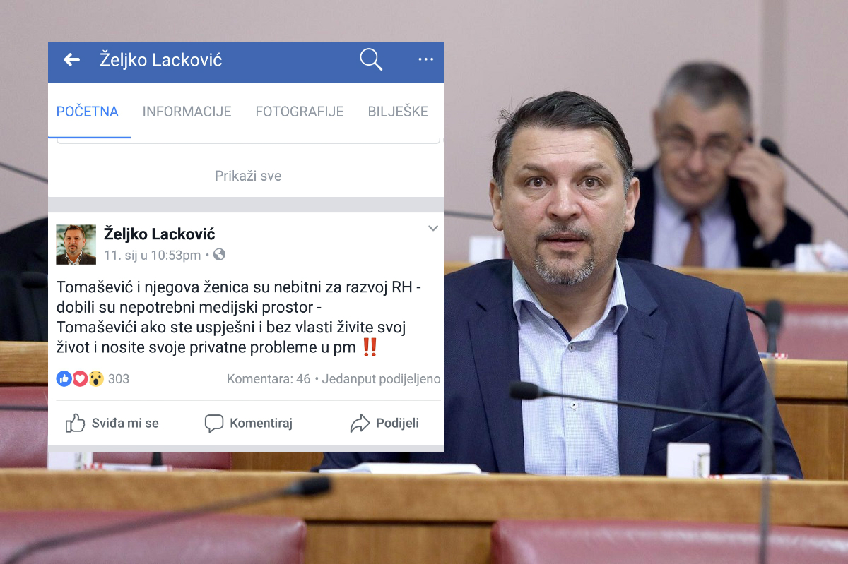 Bandićev saborski zastupnik: "Tomaševići, nebitni ste. Nosite svoje probleme u pm"