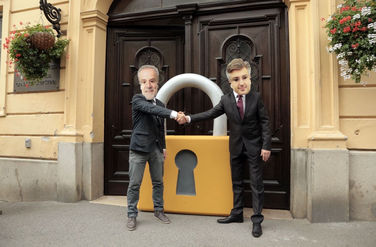 Zagrebački zastupnici prosvjedovali protiv Lexa šerif, zakona koji će od gradonačelnika napraviti faraone