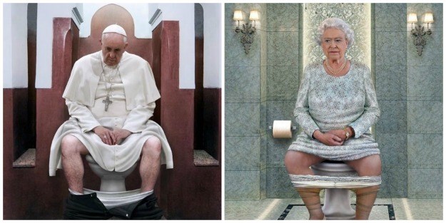 Jeste li se ikada zapitali kako poznati svjetski lideri izgledaju na WC-u?