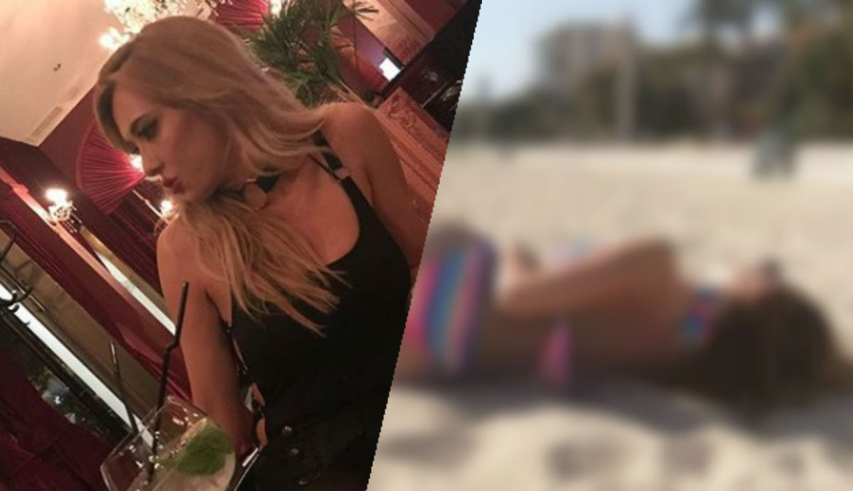 Lidija Bačić uvaljala se u pijesak, pokazala guzu i postavila fanovima zagonetku