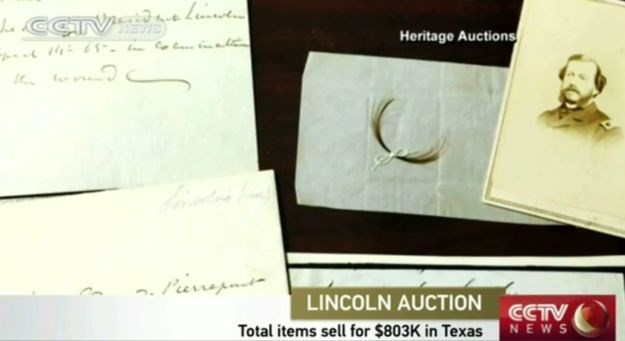 Za pramen Lincolnove kose platili 25 tisuća dolara