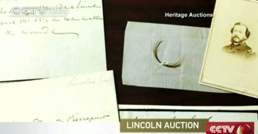 Za pramen Lincolnove kose platili 25 tisuća dolara