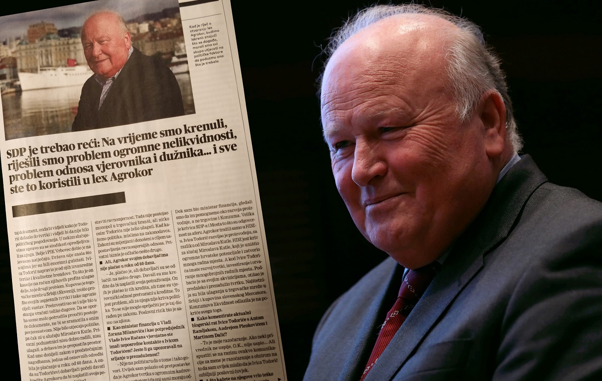 Slavko Linić: Politika nikad nije pomagala Todoriću, dobavljači su si sami krivi