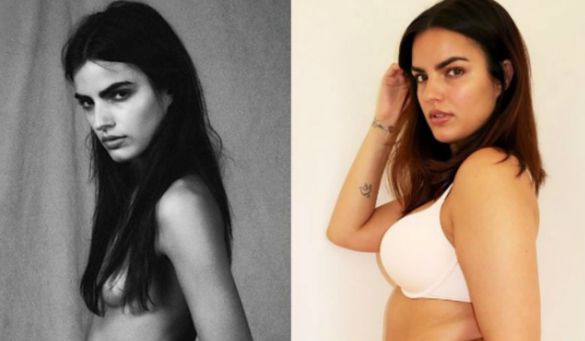Plus-size manekenka šokirala fotografijom iz prošlosti
